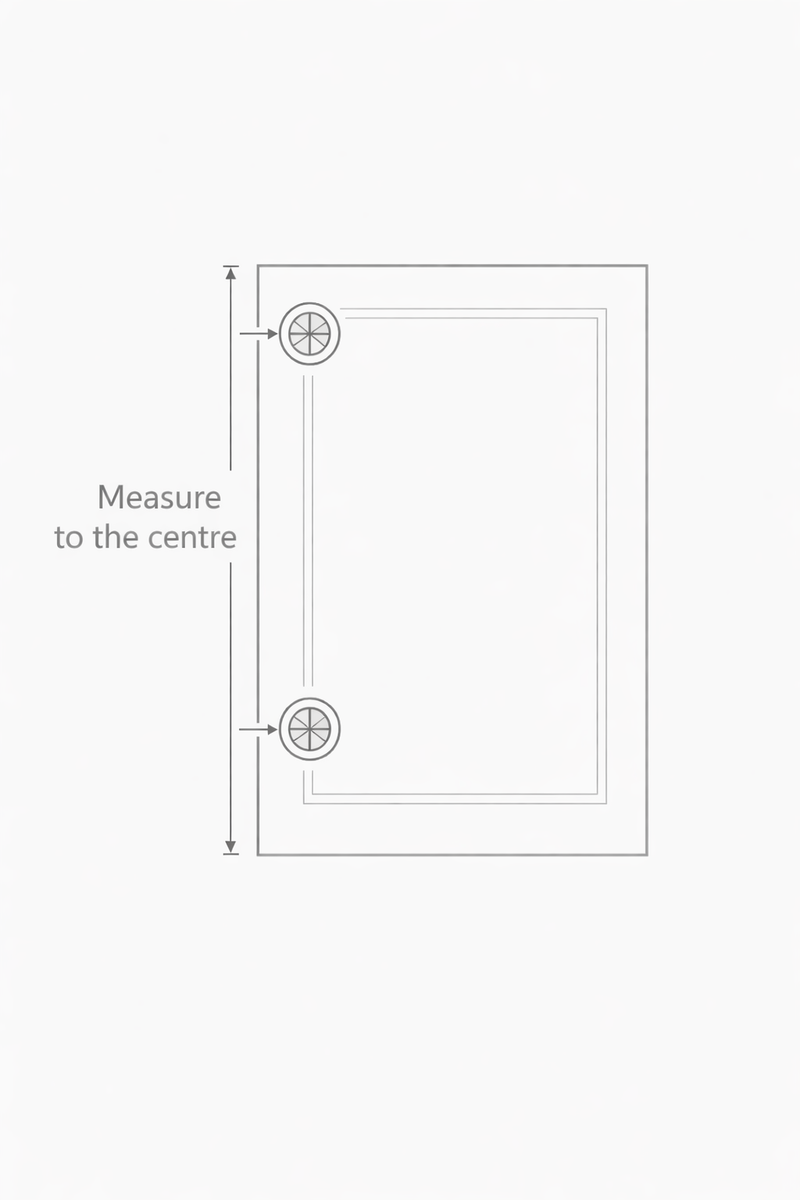 Measuring Hinge Hole Positions